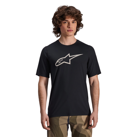 Trikot ALPINESTARS A-DURA ASTAR Kurzarm Schwarz