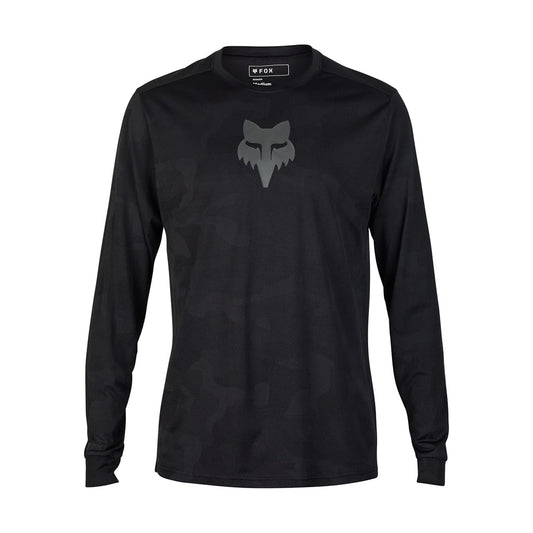 Trikot FOX RANGER TRU DRI Langarm Schwarz
