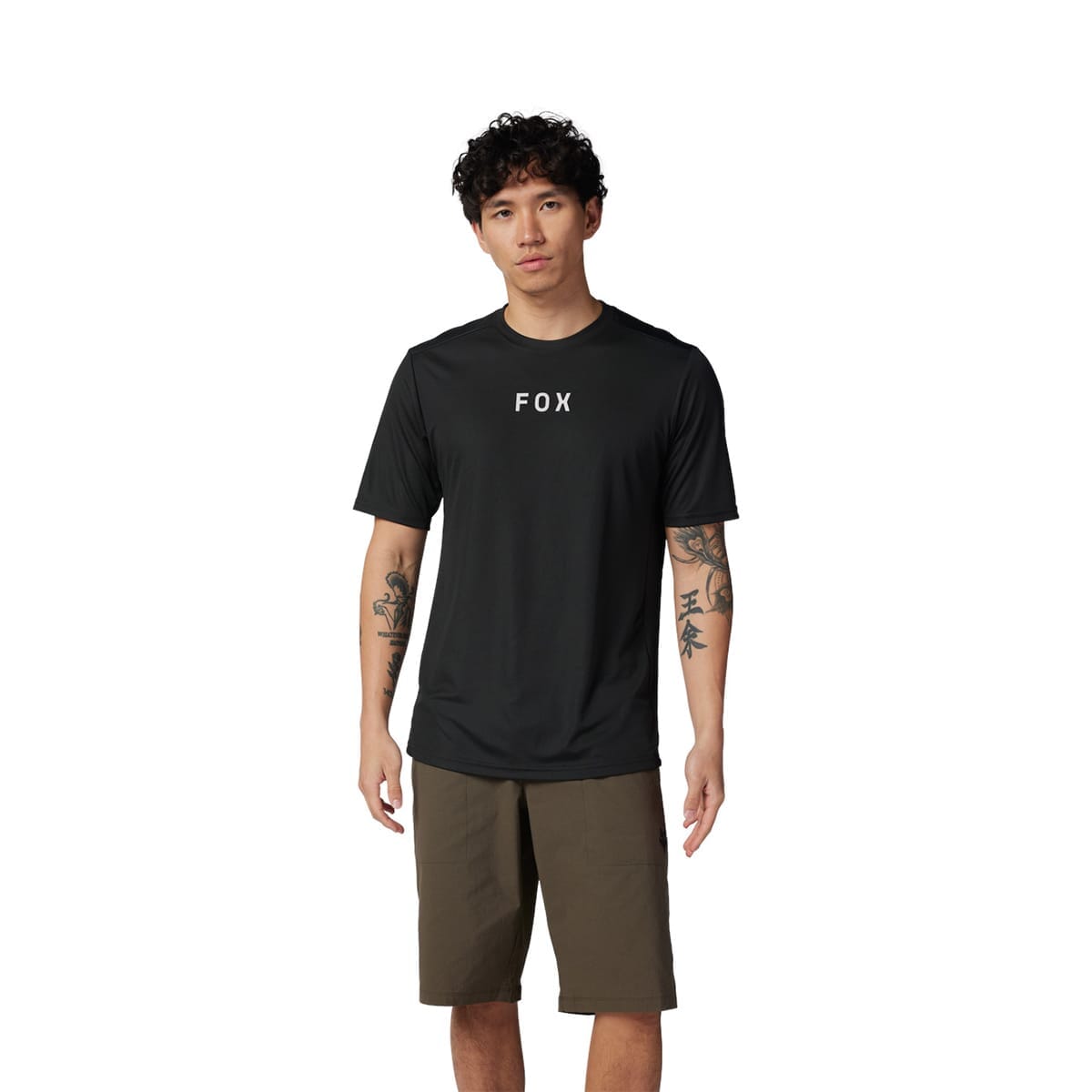 Trikot FOX RANGER MOTH Kurzarm Schwarz
