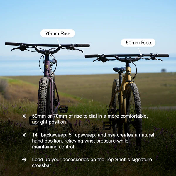 Lenker REDSHIFT Top Shelf Flat Rise 70mm 800mm