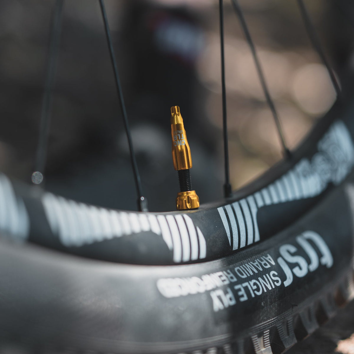 2 LEZYNE CNC Tubeless-Ventile, 44 mm, Silber