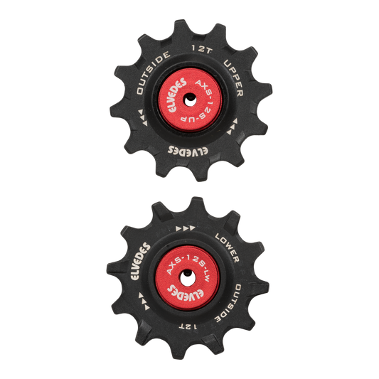 Schaltungsrollen ELVEDES 12 Zähne Sram Red/Force AXS 12V Keramiklager NW