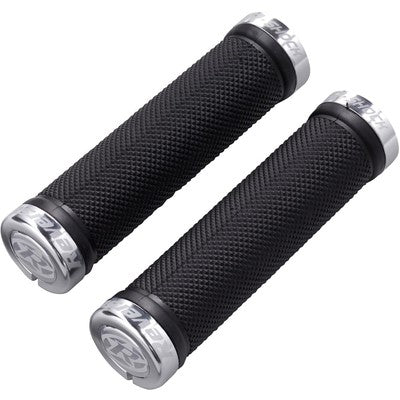 Griffe REVERSE COMPONENTS R-SHOCK Lock-On Schwarz/Silber