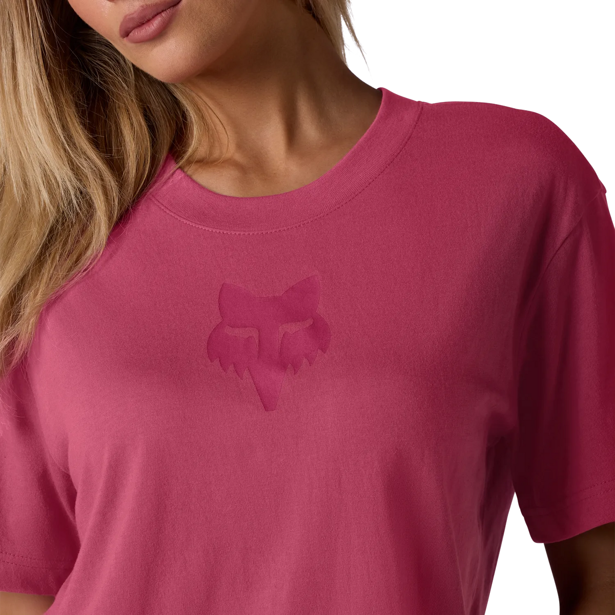 T-Shirt FOX HEAD Kurzarm Damen Rosa Berry