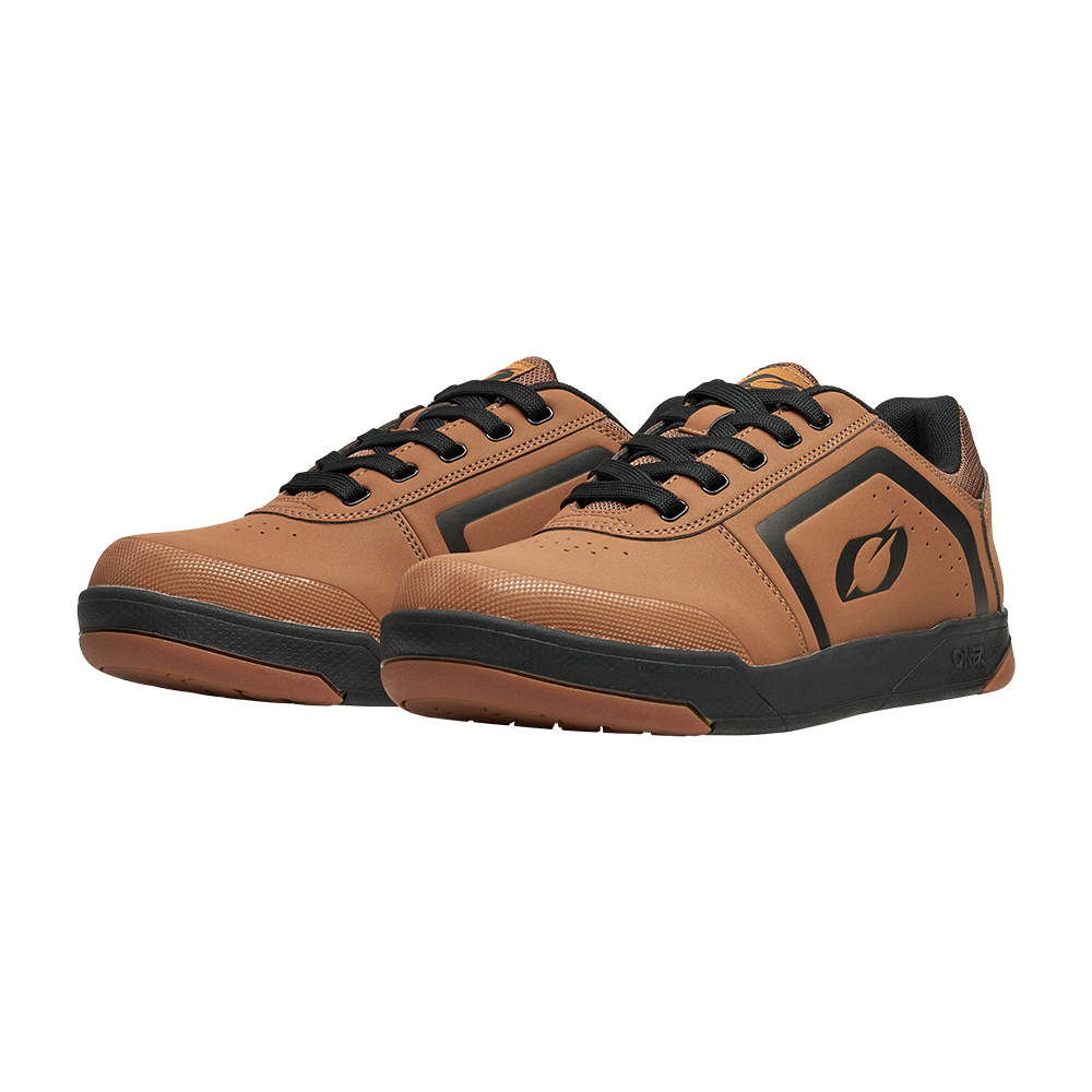 MTB-Schuhe O'NEAL PINNED FLAT Braun/Schwarz