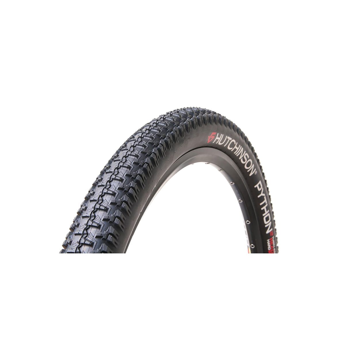 Reifen HUTCHINSON PYTHON 2 26x2.25 SIDESKIN MONO-COMPOUND TUBETYPE FALTBAR Schwarz