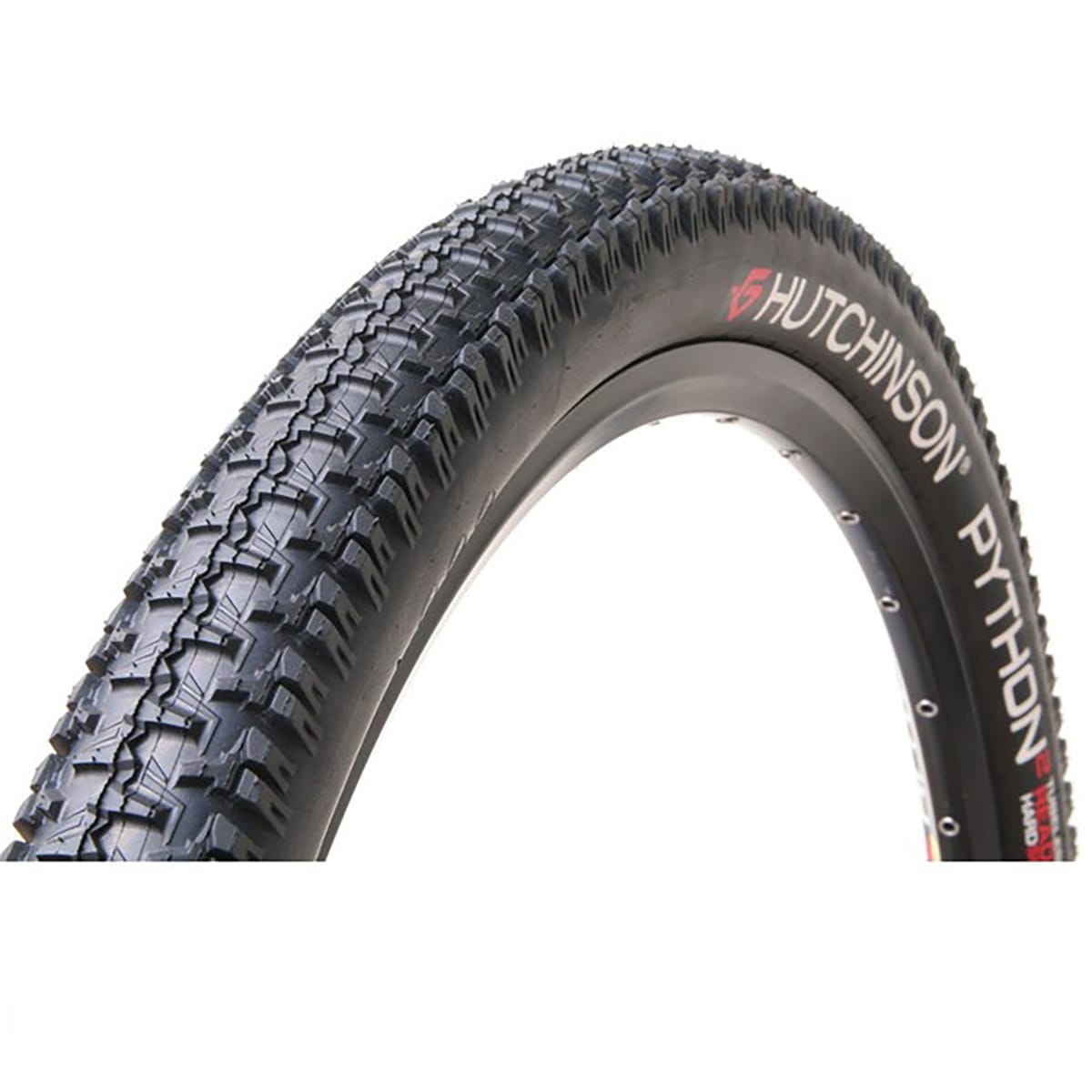 Reifen HUTCHINSON PYTHON 2 29x2,25 HARDSKIN RACE RIPOST XC TUBELESS READY FALTBAR Schwarz
