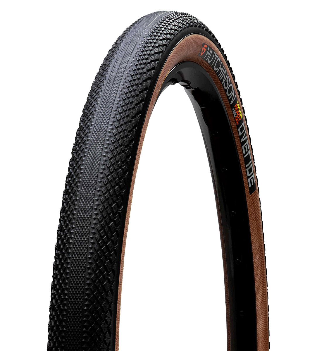 Reifen HUTCHINSON OVERIDE 700x40c Hardskin Tubeless Ready Braun