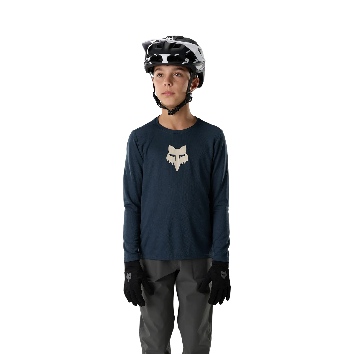 Trikot FOX RANGER FOX HEAD Junior Langarm Blau Galaxy