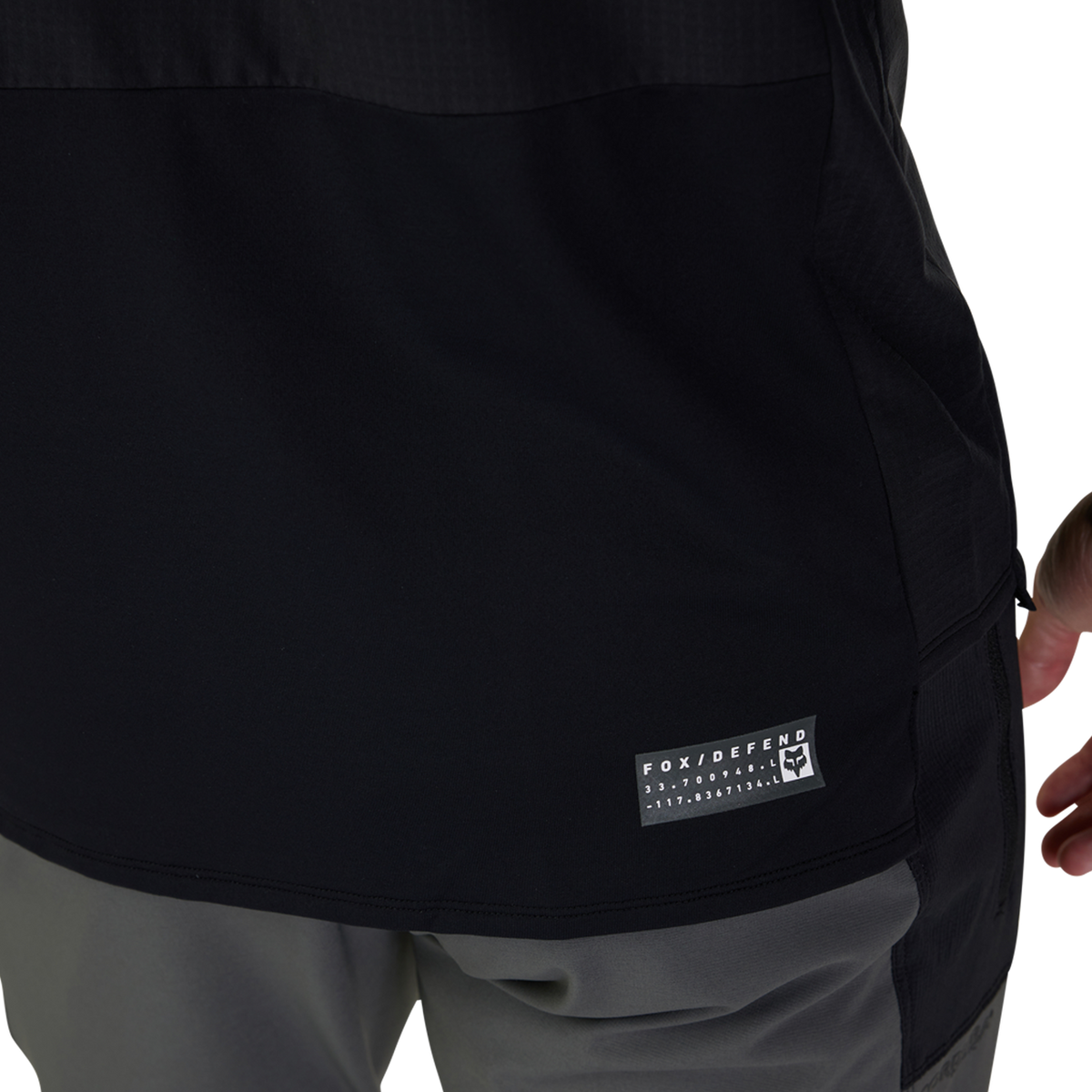 FOX DEFEND THERMAL Langarm-Trikot Schwarz