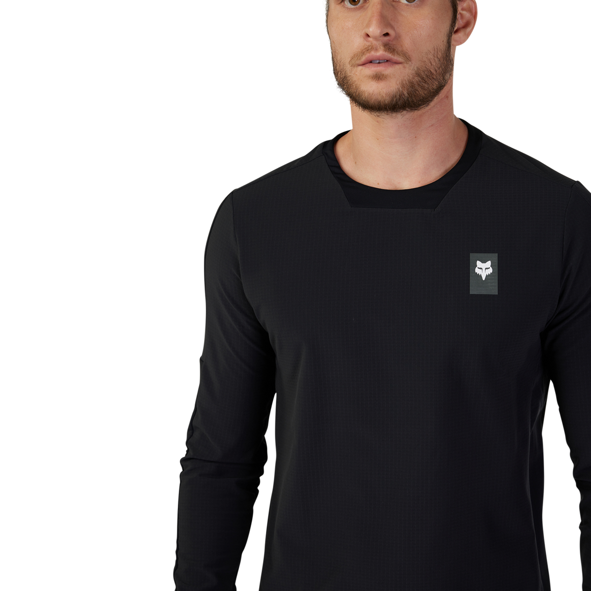 FOX DEFEND THERMAL Langarm-Trikot Schwarz