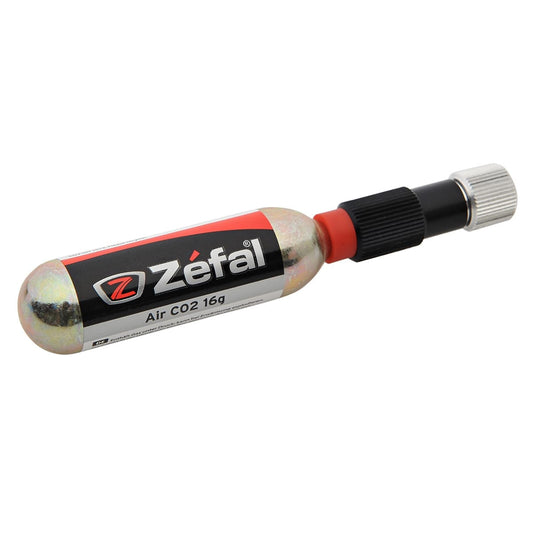CO2-Inflator ZEFAL EZ CONTROL + Gewindete CO2-Kartusche 16 g (x1)