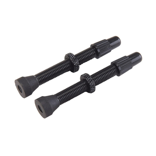 2er-Set Presta-Ventile VAR Aluminium 44 mm Schwarz