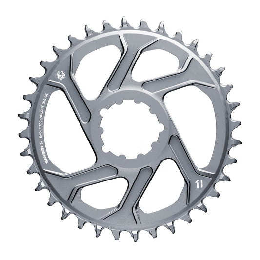 Mono-Kettenblatt SRAM EAGLE X-SYNC 2 BOOST 11/12V Direct Mount Offset 3mm Grau