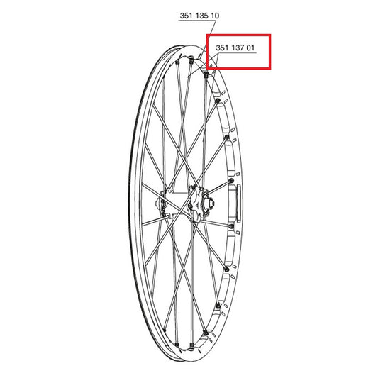 Kit 10 Speichen Vorder-/Hinterrad MAVIC für CROSSMAX SLR 29" 299.5mm Muttern M7/7