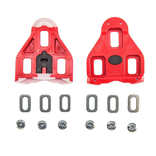 Cleats-Set für Pedale LOOK DELTA Rot
