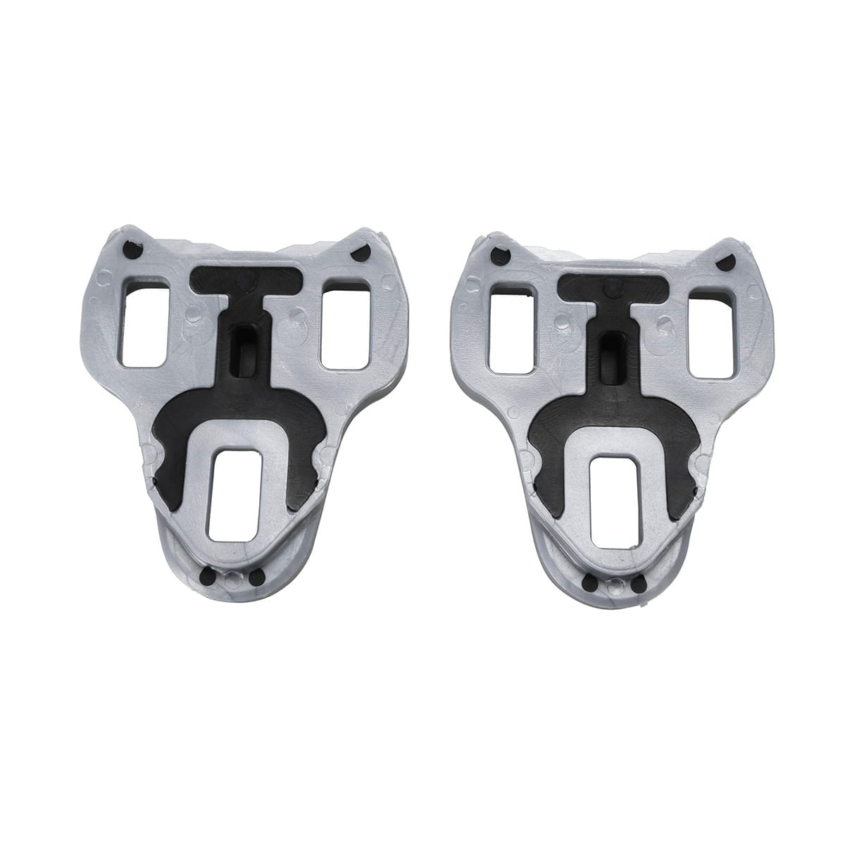 Cleats-Set VELOX RUTSCHFEST für LOOK KEO PEDALE Grau 4,5°