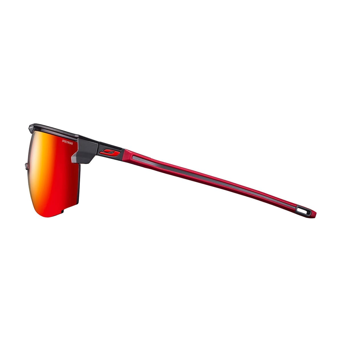 Brille JULBO ULTIMATE Schwarz/Rot Reactiv Gelb/Braun