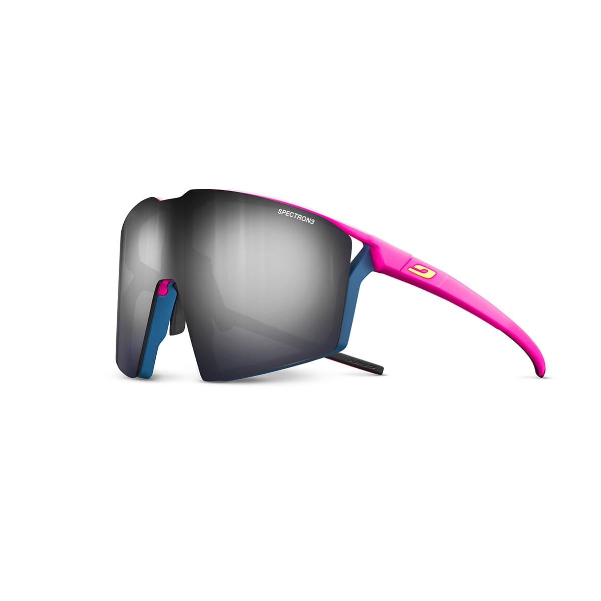 Brille JULBO EDGE Neonrosa/Blau Spectron 3 Smoke