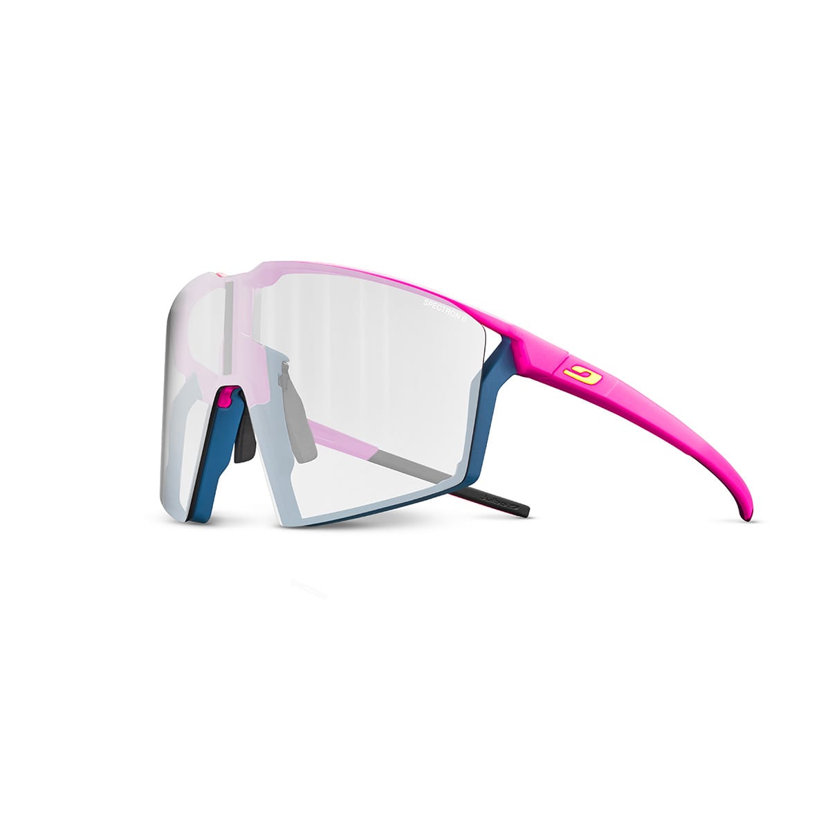 Brille JULBO EDGE Neonrosa/Blau Spectron 3 Smoke