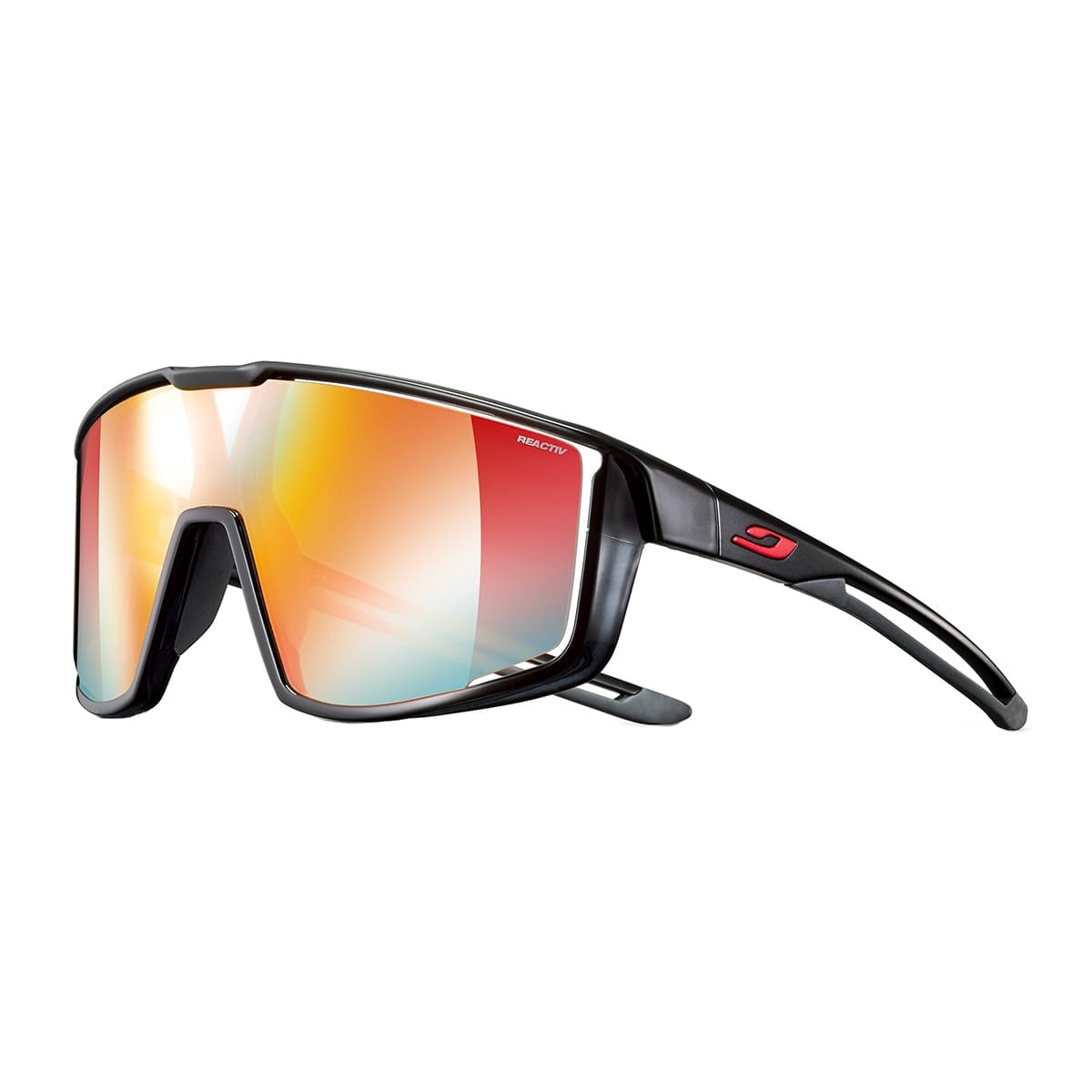 Brille JULBO FURY Schwarz Transluzent Reactiv Gelb/Braun