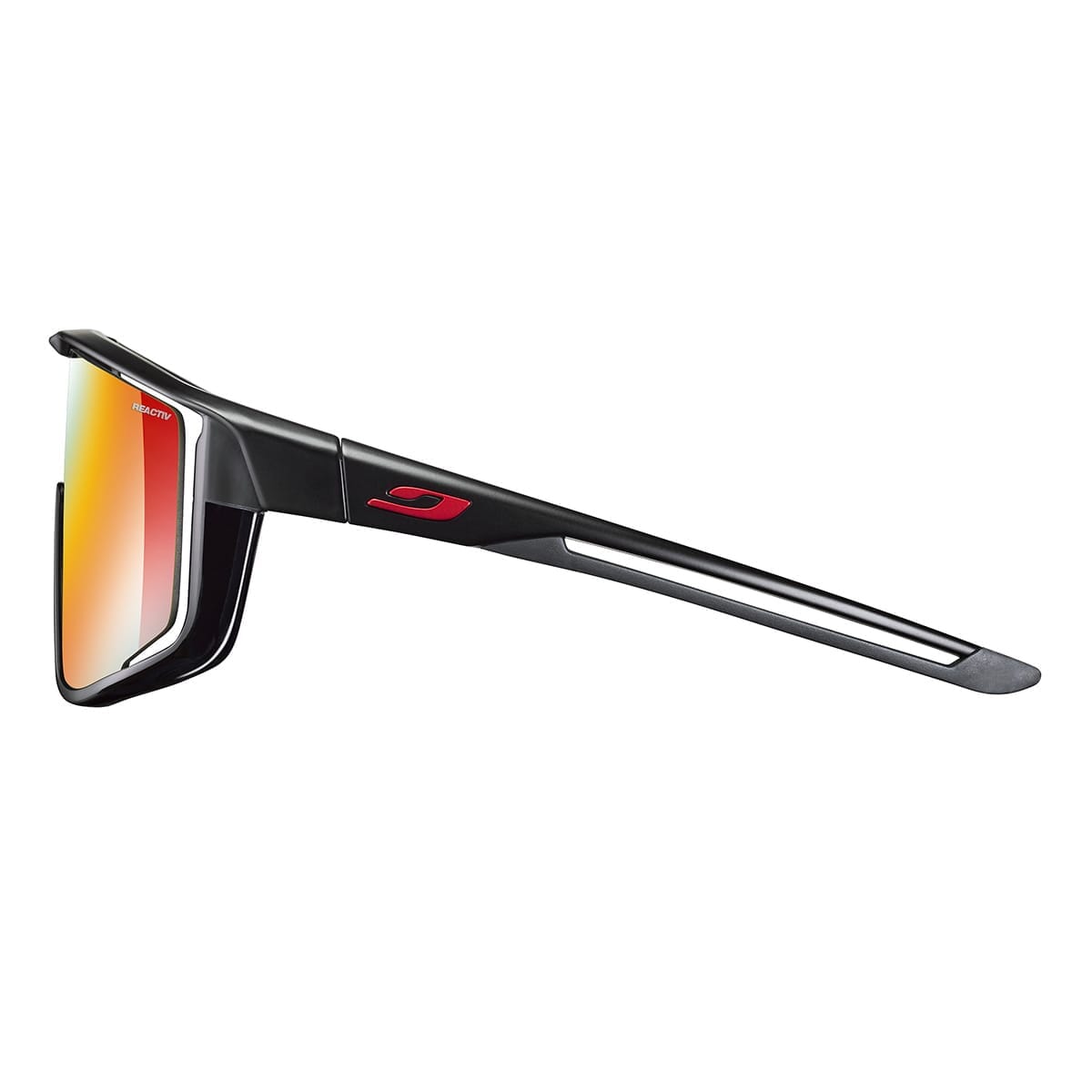Brille JULBO FURY Schwarz Transluzent Reactiv Gelb/Braun