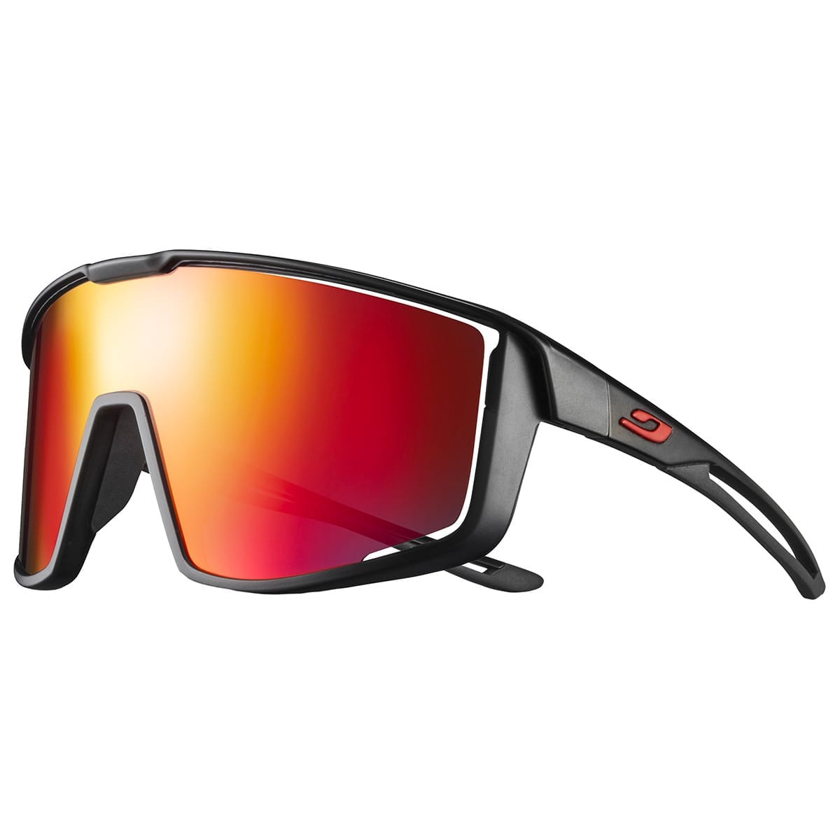 Brille JULBO FURY   Schwarz/Rot Spectron 3CF Smoke