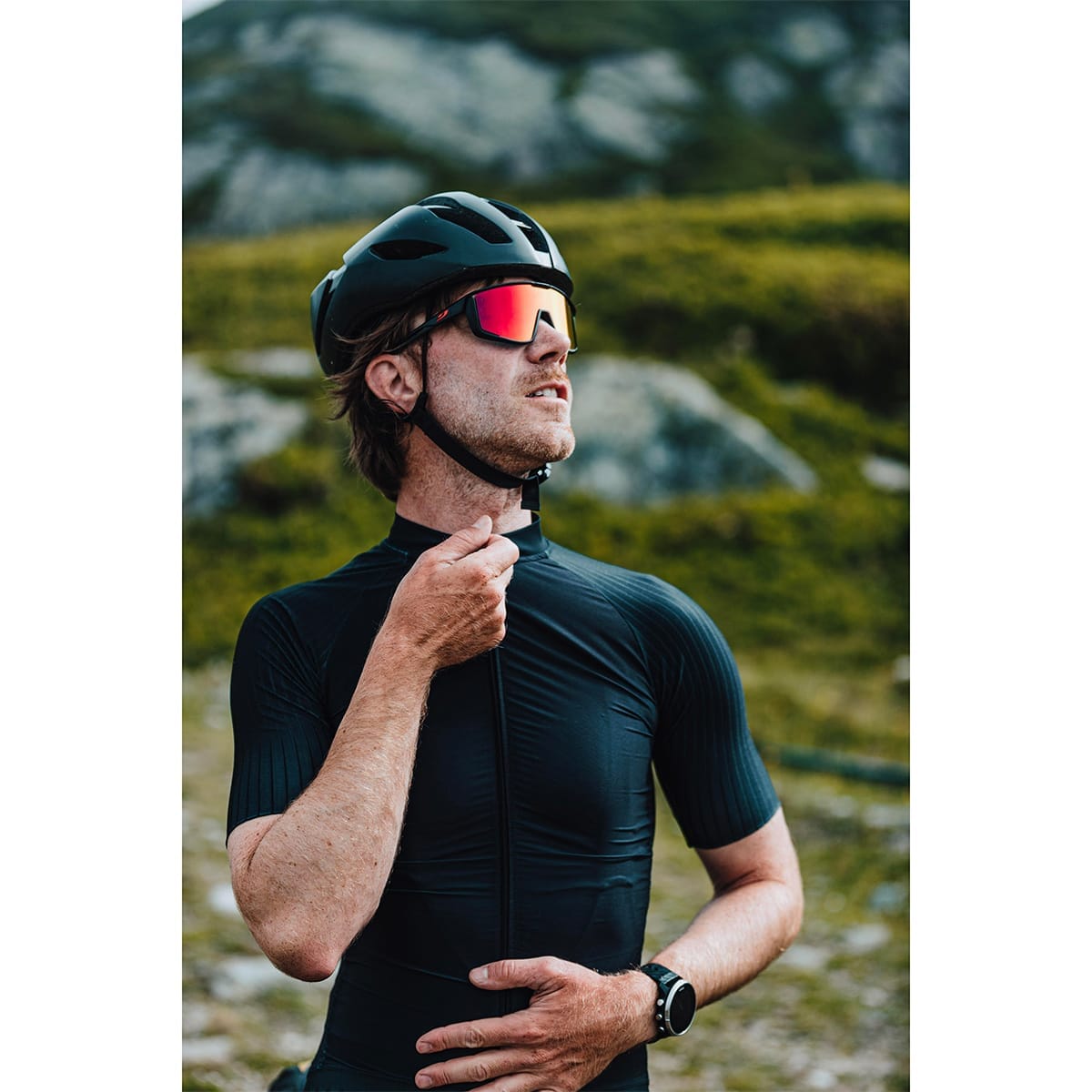 Brille JULBO FURY   Schwarz/Rot Spectron 3CF Smoke