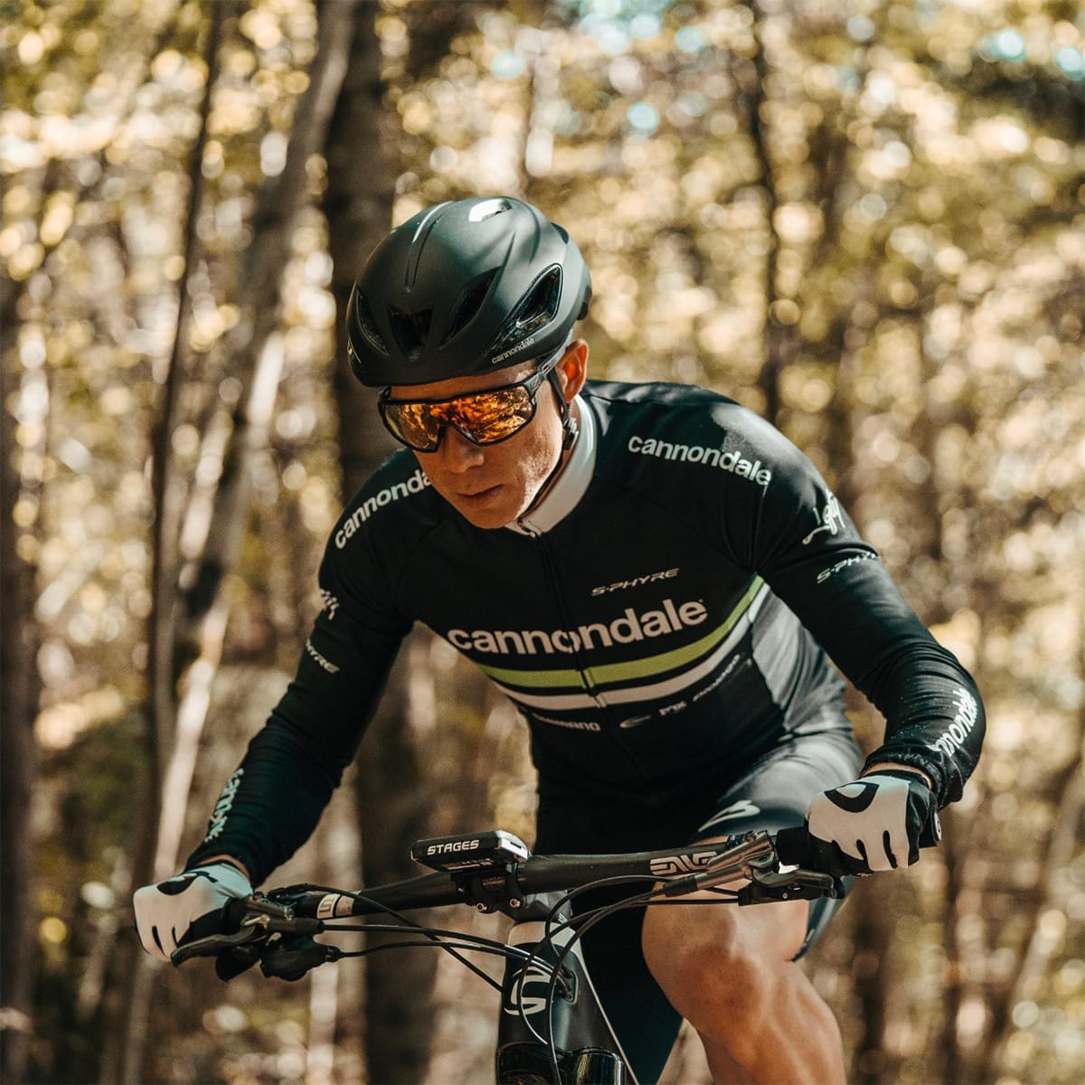 Brille JULBO RUSH Matt Schwarz/Glänzend Schwarz Reactiv Gelb/Braun