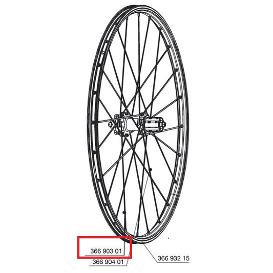 Kit 12 Speichen Av/Ar MAVIC CROSSONE/CROSSMAX/XA 29" AKSIUM DISC 9/12mm VR/AKSIUM ALLROAD 296mm