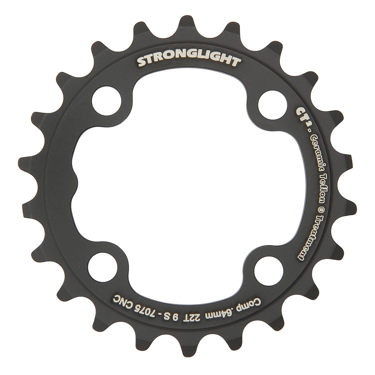 STRONGLIGHT CT² 9V 4-Loch 64 mm Innen-Kettenblatt