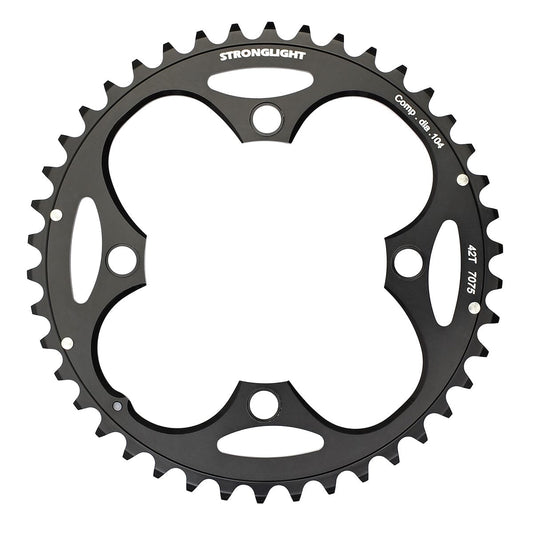 Außenkettenblatt STRONGLIGHT ALU 7075 9-fach 4 Loch 104 mm