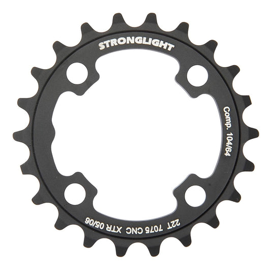 Inneres Kettenblatt STRONGLIGHT SHIMANO XTR M960 9-fach 4 Loch 64 mm