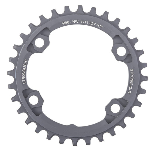 Mono-Kettenblatt STRONGLIGHT HT3 NARROW WIDE Shimano XTR M9000/M9020 / XT M8000 11-fach 4 Loch 96 mm