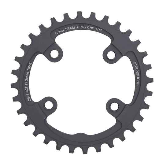 Mono-Kettenblatt STRONGLIGHT HT3 NARROW WIDE Sram XX1 11V 4 Loch 76 mm