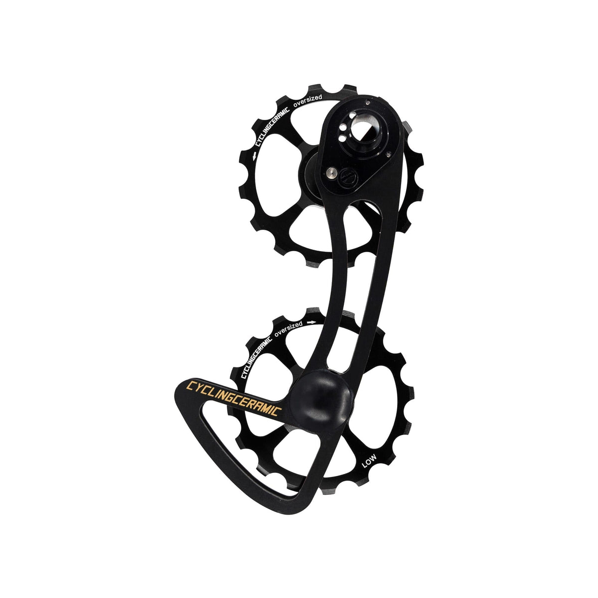 Hinterer Schaltwerk-Käfig 10/11-fach CYCLINGCERAMIC 16/16 Shimano Schwarz