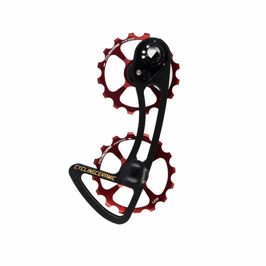 Hinteres Schaltwerk-Käfig 10/11-fach CYCLINGCERAMIC 16/16 Sram Rot