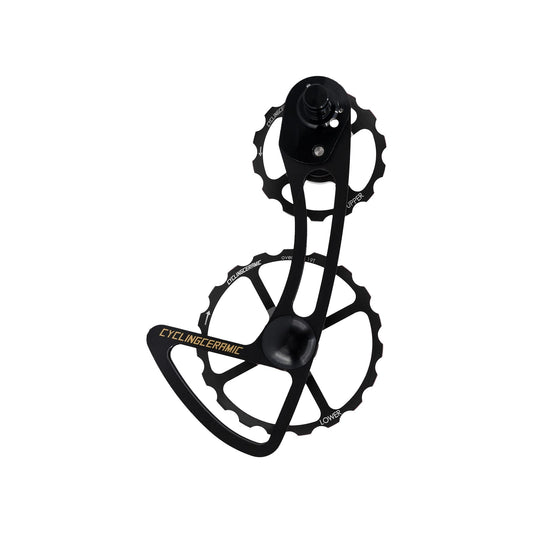 Schaltwerk-Käfig 11-fach CYCLINGCERAMIC 14/19 Shimano R9100 / R8000 Schwarz