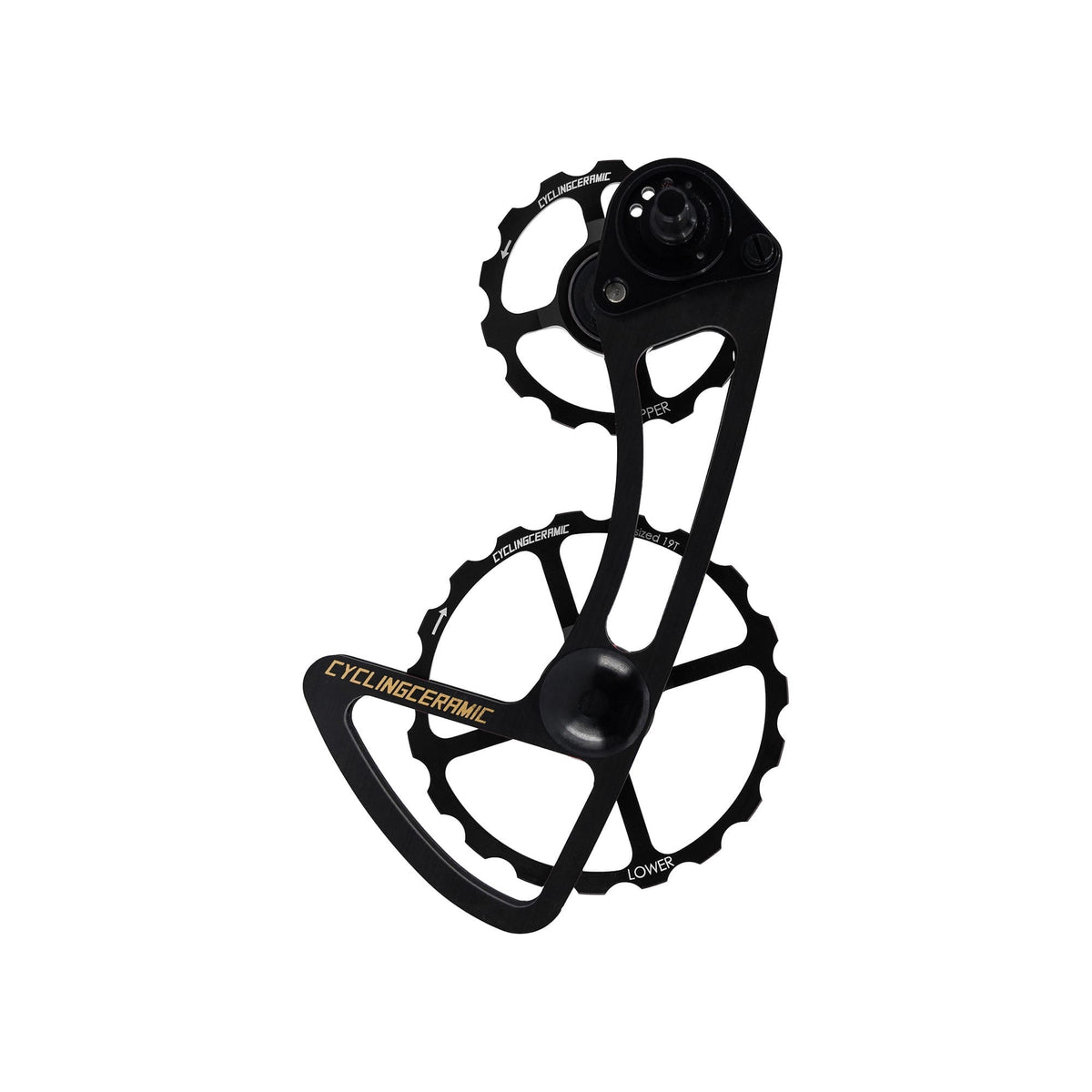 Schaltwerkkäfig 11-fach CYCLINGCERAMIC 14/19 Sram E-Tap Schwarz