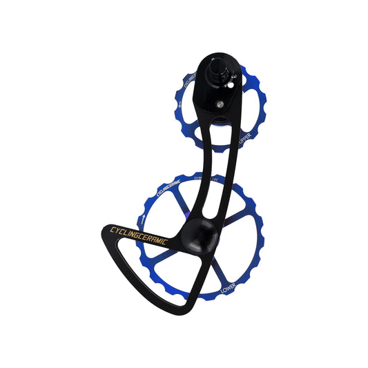 Schaltwerk-Käfig Hinten 11V CYCLINGCERAMIC 14/19 Shimano R9100 / R8000 Blau