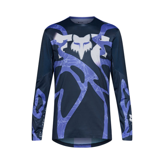 Trikot FOX FLEXAIR DIFFUSE SE Langarm Violett Blueberry