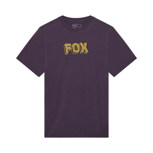 T-Shirt FOX IMAGE PRINT 195 ORIGINAL Kurzarm Violett Plum Perfect