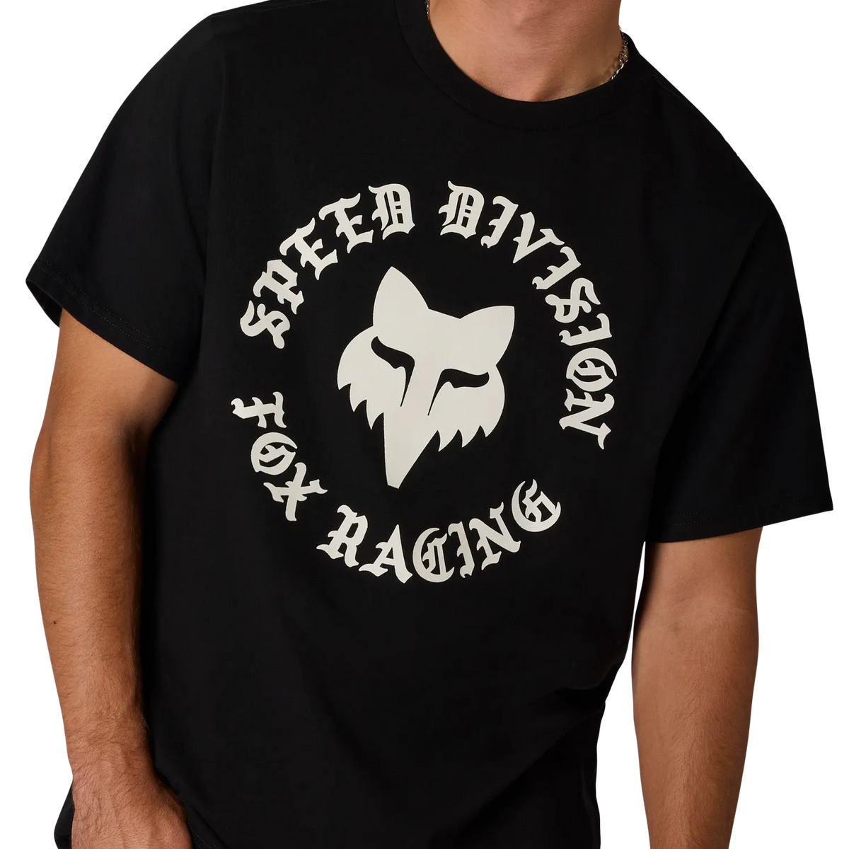 T-Shirt FOX BADGE 195 ORIGINAL Kurzarm Schwarz