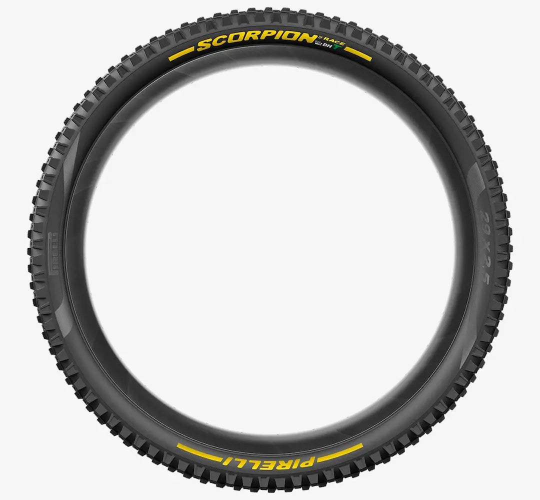 Reifen PIRELLI SCORPION RACE DH T 29x2.5 Tubeless Ready Faltreifen Schwarz/Gelb 3907700