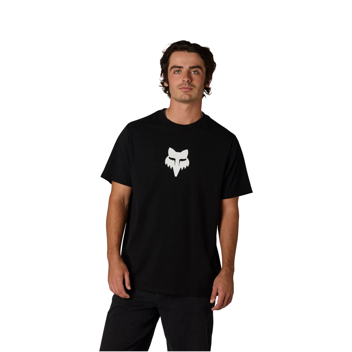T-Shirt FOX HEAD 195 ORIGINAL Kurzarm Schwarz/Weiß