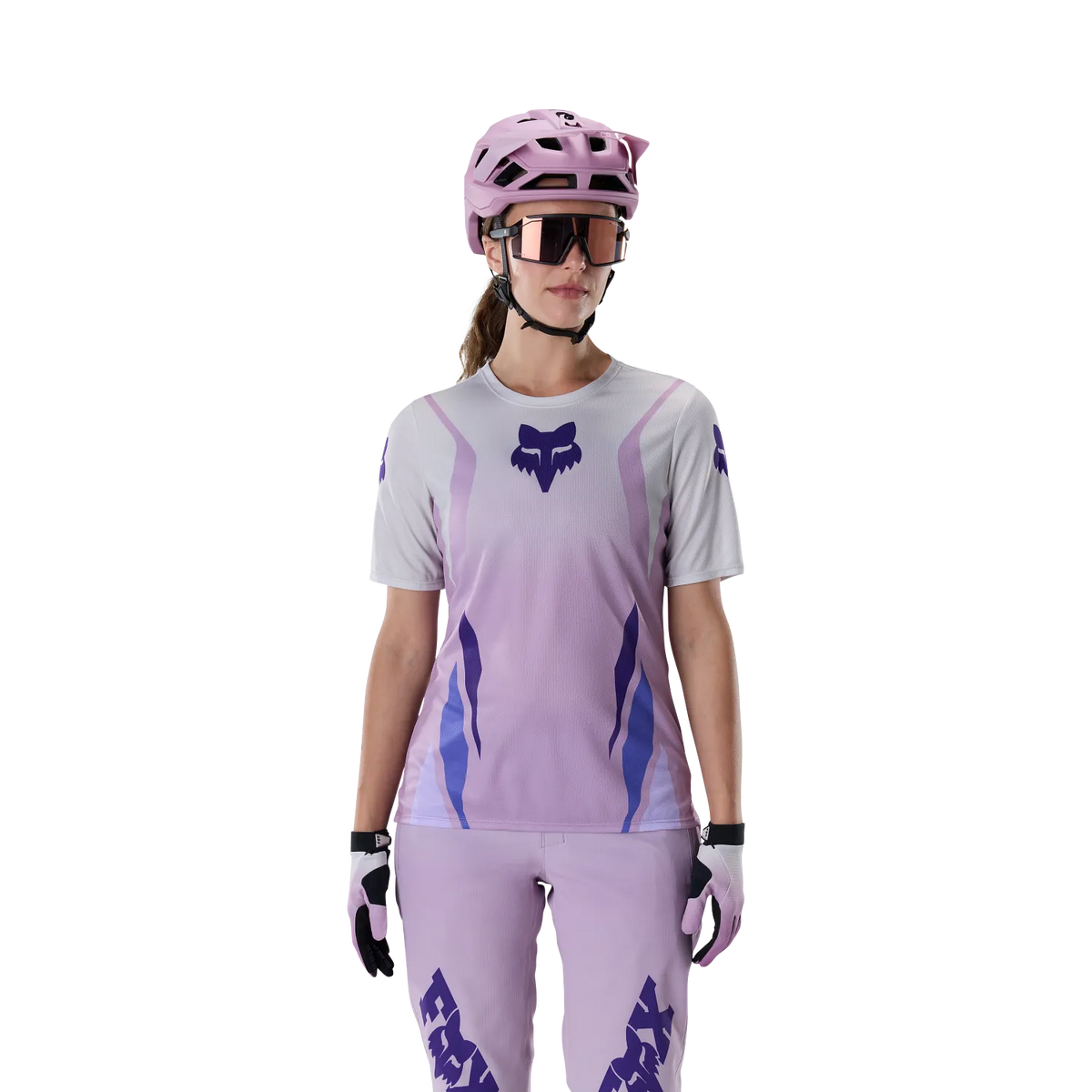 FOX RANGER FOUNDRY Damen-Kurzarmtrikot Lavendel