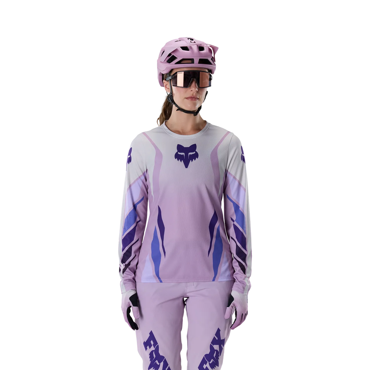 FOX RANGER FOUNDRY Damen-Langarmtrikot Lavendel