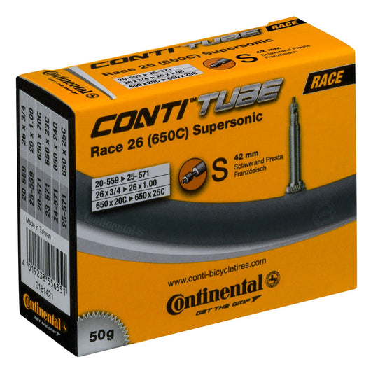 Fahrradschlauch CONTINENTAL RACE SUPERSONIC 650x20/25c Presta-Ventil