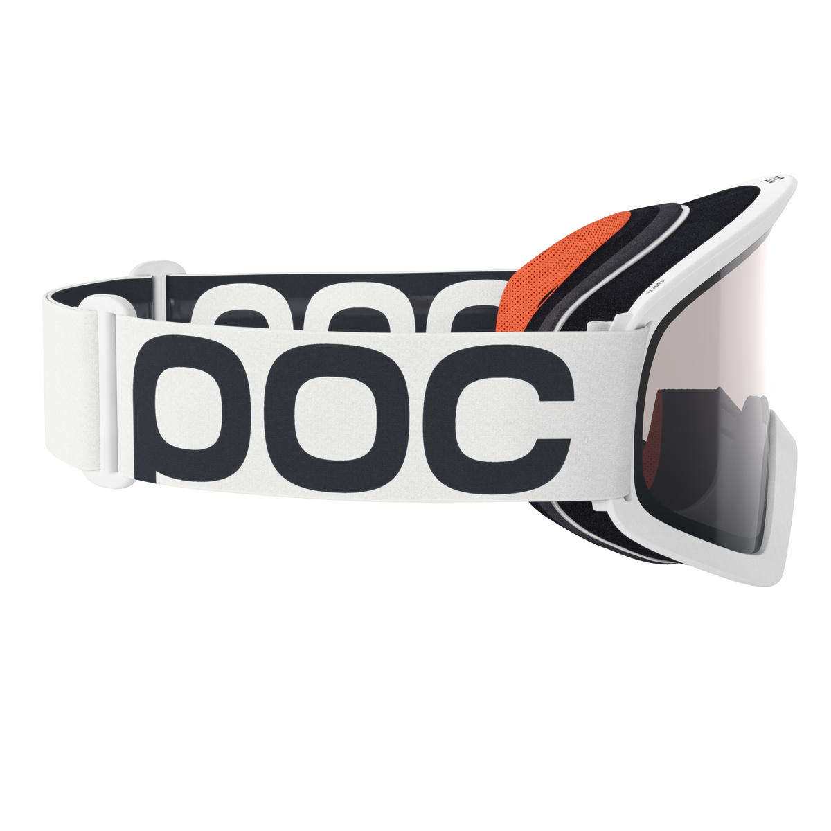 Maske POC ORA Weiß Visier Clarity Trail Cloudy Brown