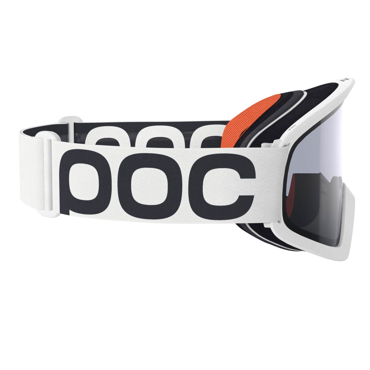 Maske POC ORA Weiß Scheibe Clarity Universal Cloudy Grey